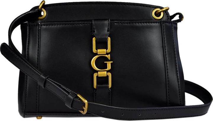 Immagine prodotto Guess Brianna, Borsa a tracolla in pelle sintetica e tessuto, Nero, HWVB848914