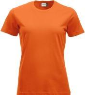 Clique Damen T-Shirt Classic-T 029361, Baumwolle, blutorange, Grösse M (M)
