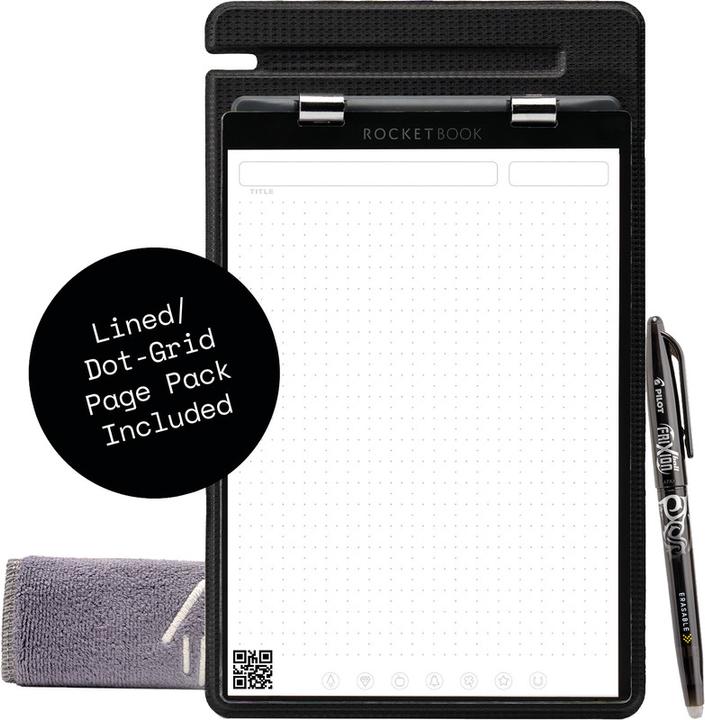 Image du produit Rocketbook Orbit (A5, À rayures, Pointillés, Blanc, Non contraignant)
