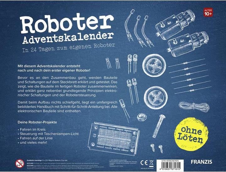 Nährwerte und Zutaten Franzis Roboter