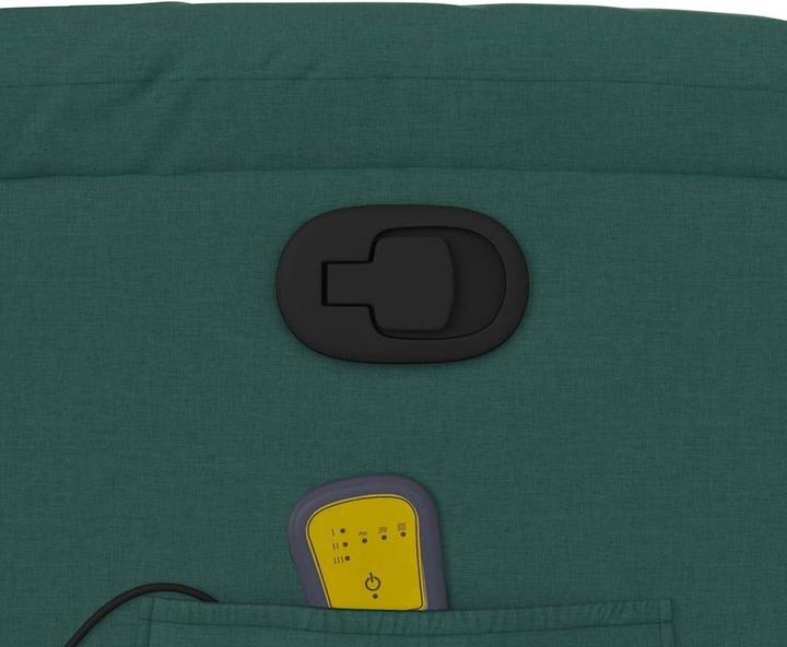 Image du produit VidaXL Fauteuil de massage vert foncé Tissu,Couleur : vert foncé,Matériaux