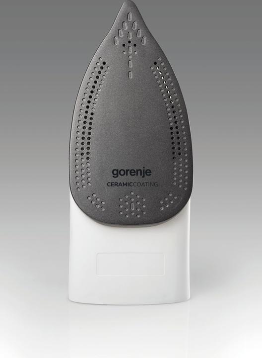 Actual product image Gorenje SIH1800BLT Steam Iron, 1800 W, Water tank capacity 250 ml, Continuous steam 25 g/min, Blue/White (1800 W, 80 g/min)