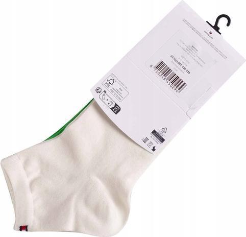 Produktbild Tommy Hilfiger Damen Th Women Casual 2p SHORT SOCK, Green/Marshmallow, 35-38 EU (2er Pack, 35 - 38)