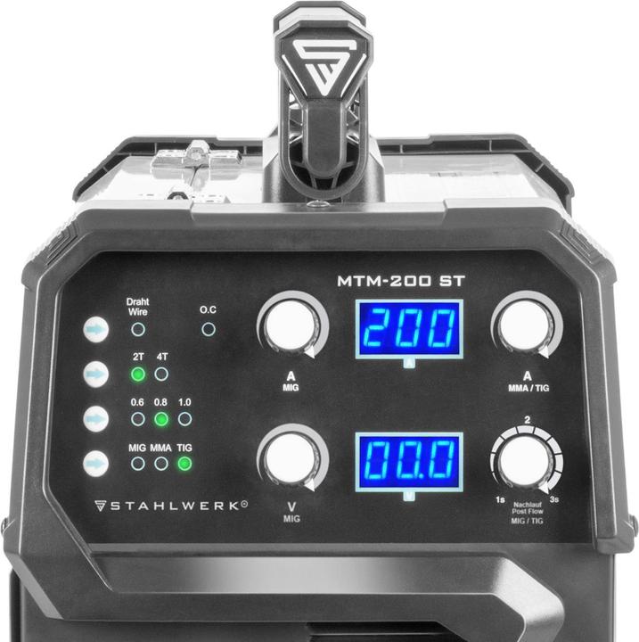 Immagine prodotto Stahlwerk Saldatrice combinata MTM-200 ST 3-in-1 con alimentazione filo sinergica da 200 A