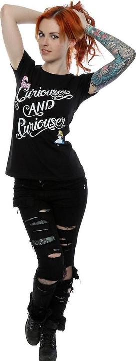 Produktbild Alice In Wonderland Curiouser And Curiouser TShirt (L)