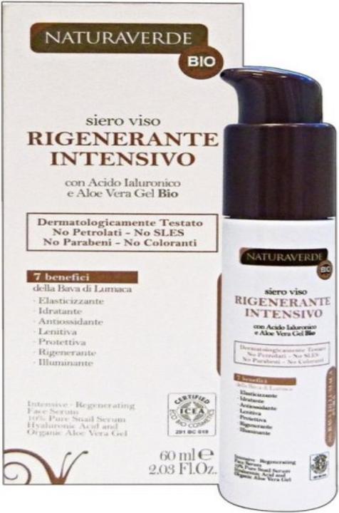 Actual product image Naturaverde NV Bio regenerating facial serum (60 ml)
