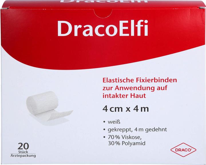 Produktbild Dr. Dry DracoELFI Elast.Fixierbinde gekreppt 4mx4cm cello, 20 St BIN