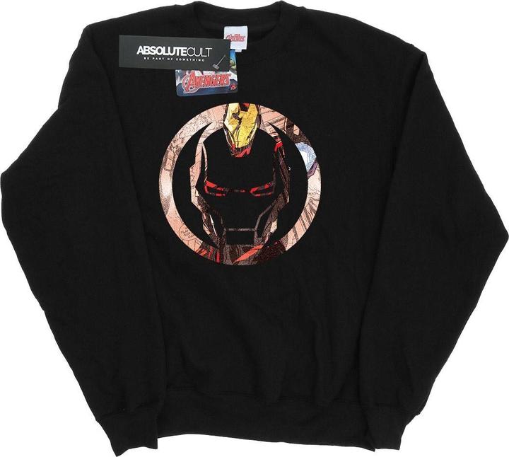 Iron Man Montage Symbol Sweatshirt Mädchen