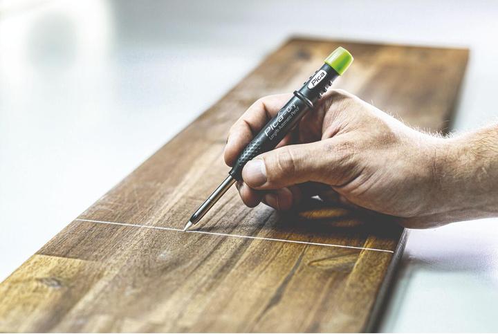Produktbild Vasalat Pica Dry Tieflochmarker Graphit + Pica 150 schwarz + 10 Ersatzminen (Schwarz, 10 x)