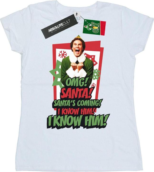 Elf OMG Santa TShirt (M)
