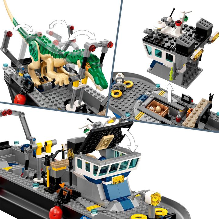 Image du produit LEGO Jurassic 76942 Dinosaure fuyant le bateau Baryonyx (76942, LEGO Jurassic World)