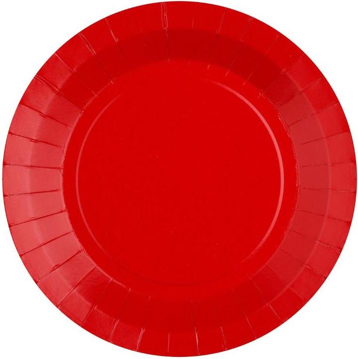 Produktbild Santex Unifarbene Teller - 17.5 cm - Rot (10 x)