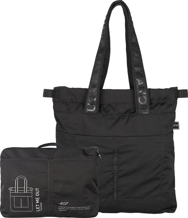 Tucano BLMOSH-BK shopping bag Black Pouch