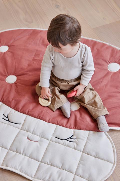 Produktbild Oyoy Krabbeldecke Mushroom 98 x 120 cm, Rot