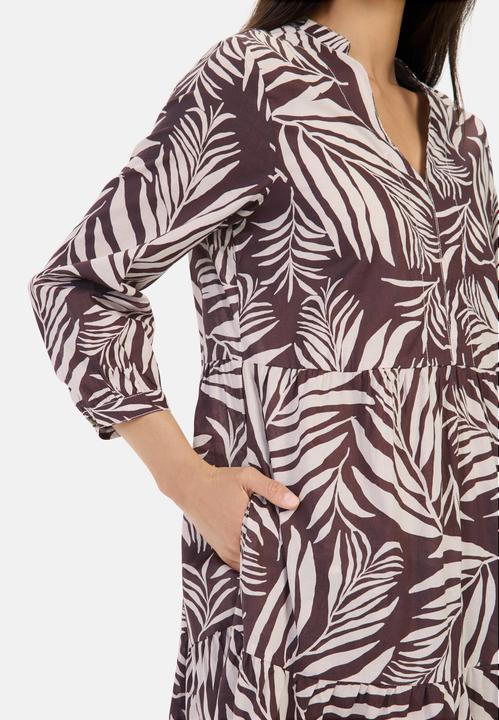 Image du produit Camel Active Mittellanges Sommerkleid mit Allover-Print (XS)