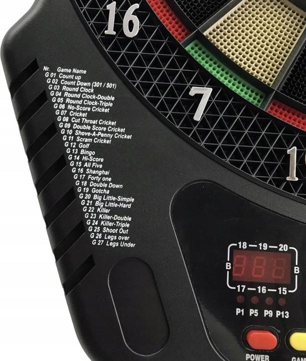 Produktbild Trizand Elektronisches Dartboard mit 27 Spielen und Zubehör