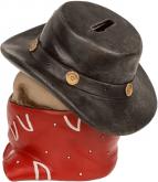 Actual product image Ootb Money box with lock, bandit (12 x 11 cm)