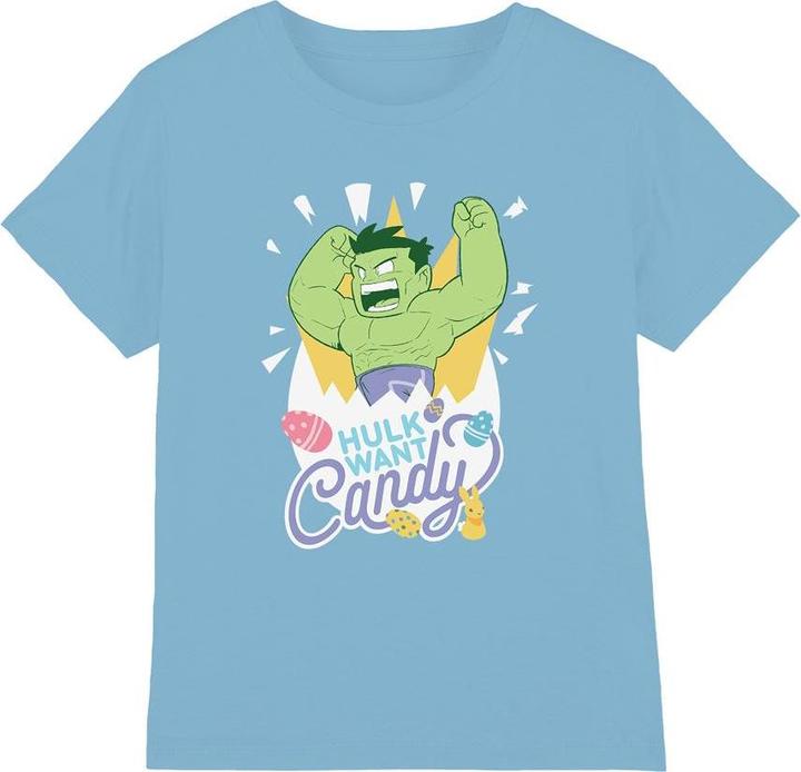 Immagine prodotto Hulk Want Candy Maglietta Pasqua Bambini (128)