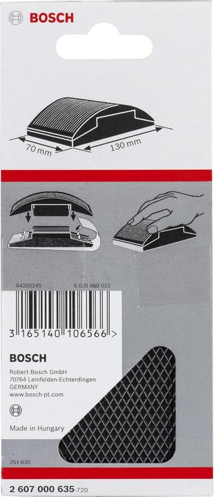 Productafbeelding Bosch Professional Zubehör Schuurblok 60 x 100 mm, rubber