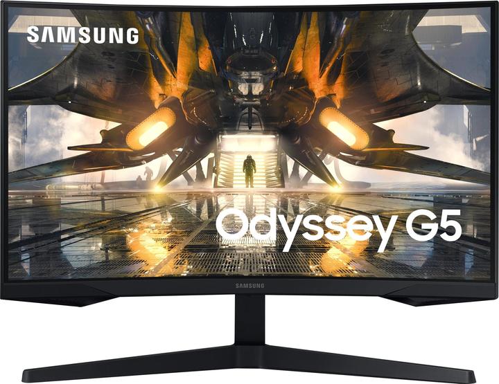 Actual product image Samsung Odyssey G55A (2560 x 1440 pixels, 27")