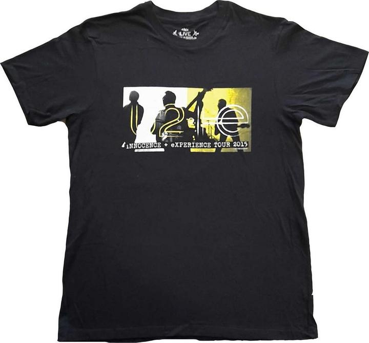 Universal Textiles Unisex Adult I+E 2015 Band Silhouettes Back Print Cotton T-Shirt (M)