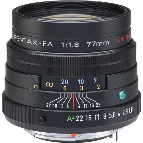 Pentax Obiettivo SMC-FA 77mm, f/1.8, nero limitato (Pentax K, Full-frame)