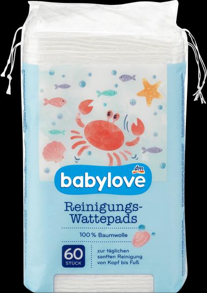 Produktbild dm babylove Reinigungs-Wattepads