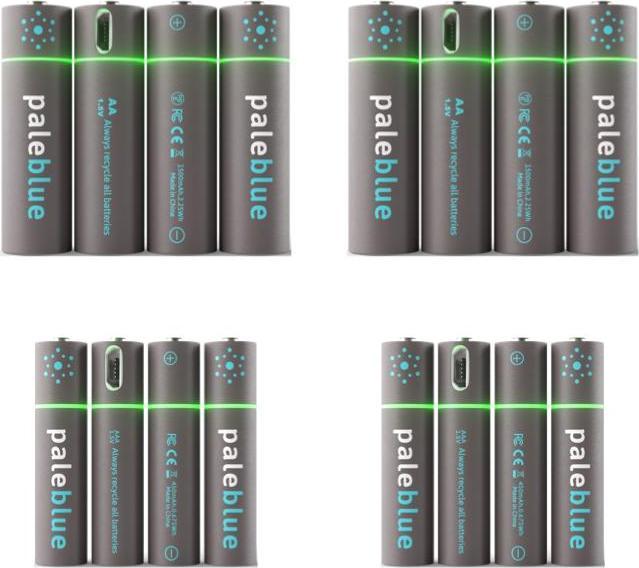 Produktbild Pale Blue Sustainability Kit (16 Stk., AA, AAA, 1560 mAh)