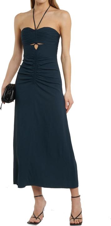 Actual product image Self-Portrait Cut-Out Ruched Maxi Dress (38)