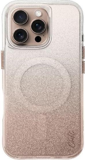 Actual product image Uniq etui Coehl Lumino iPhone 16 Pro Max 6.9" Magnetic Charging różowo złoty/rose gold (Apple iPhone 16 Pro Max)