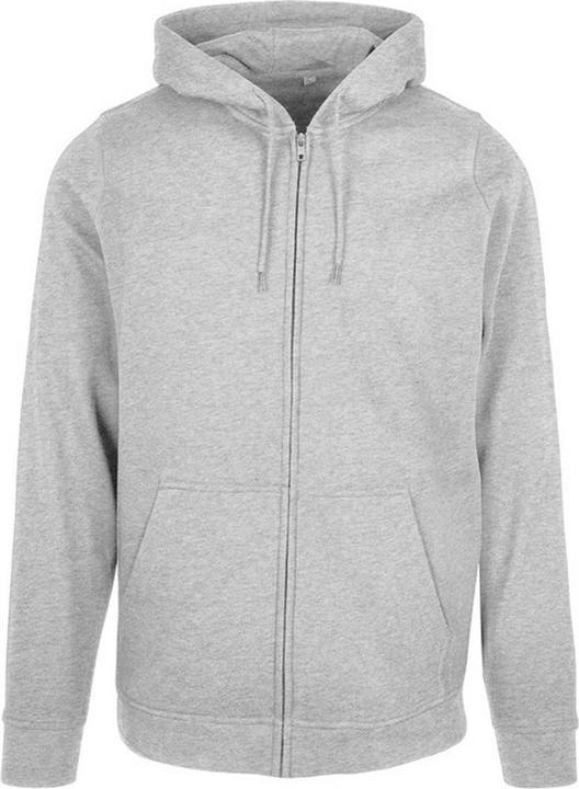 Build Your Brand Hoodie mit durchgehendem Reissverschluss