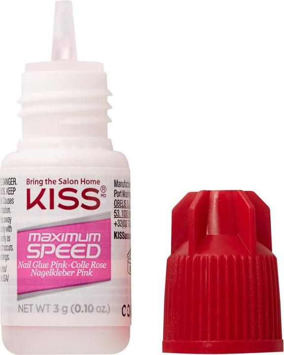 Produktbild KISS Nails - Maximum Speed Pink Nail Glue (Nagelutensil, Pink)