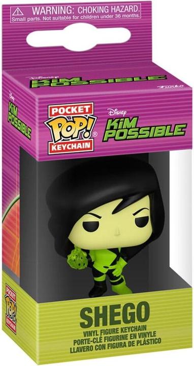 Actual product image Funko Kim Possible POP! Vinyl Schlüsselanhänger 4 cm Shego Display (12)