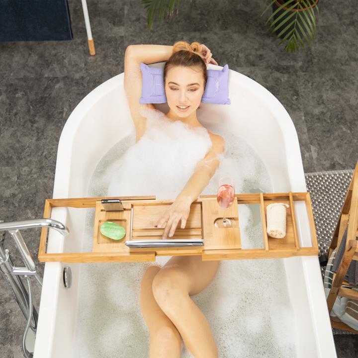 Actual product image Relaxdays Neck cushion Bath tub (37 x 18 cm)