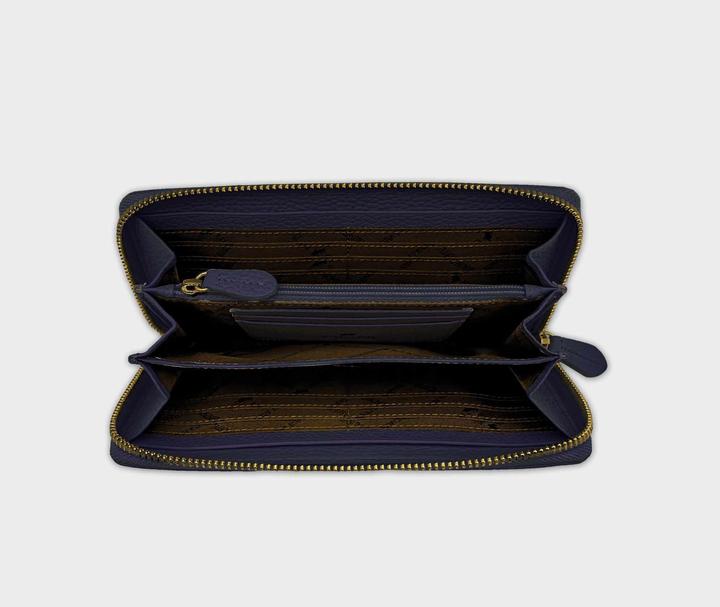 Actual product image Braun Büffel Asti" Navy Wallet
