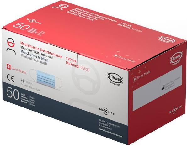 Flawa MaXmed Medizinische Maske Typ IIR EU (50 x)