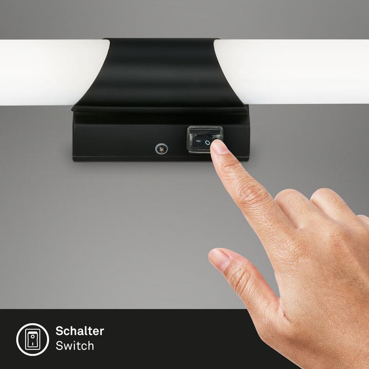 Produktbild Briloner LED Badleuchte, schwarz, LED/6,5W (700 lm)