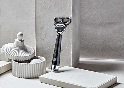 Produktbild Zwilling Rasierer mit Edelharzgriff Nassrasur Gillette Fusion Klingen