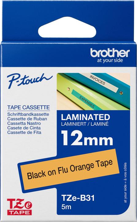 Produktbild Brother Tze-B31 (1.20 cm, Schwarz)
