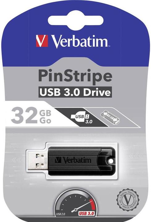 Actual product image Verbatim Store 'n' Go Pin Stripe (32 GB, USB-A)