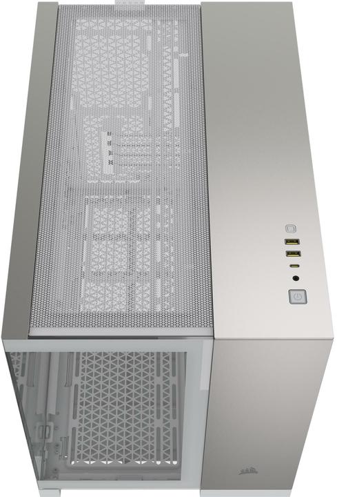 Produktbild Corsair 2500X (wei?/aluminium, Tempered Glass x 2) (mATX, Mini-ITX)