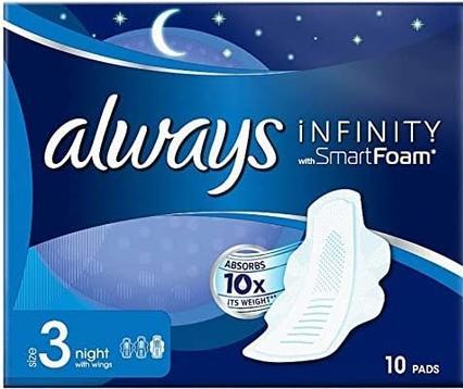 Always Infinity Night (10 x, Damenbinden)