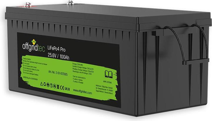Immagine prodotto Offgridtec ® Sistema solare Autark Pro XL 24V 800W - Potenza AC 2000W Batteria LiFePO4 100Ah (200 W)