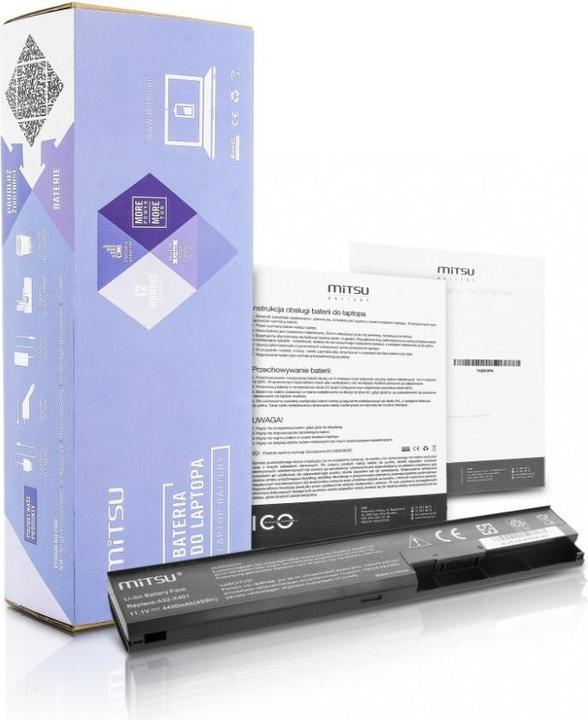 Actual product image Mitsu BATTERY BC/AS-X301 (ASUS 4400 MAH 48 WH) - Battery (6 Cells, 4400 mAh)