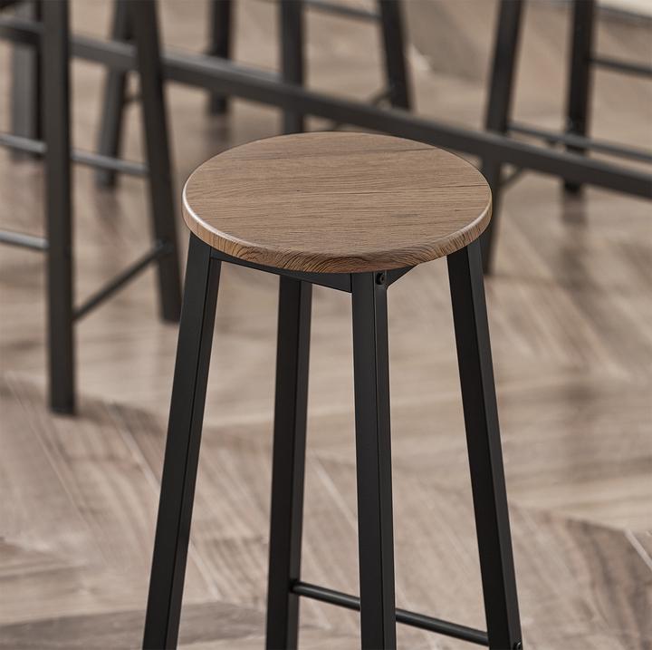 Image du produit SoBuy Table de bar avec 4 chaises (120 x 100 x 40 cm)