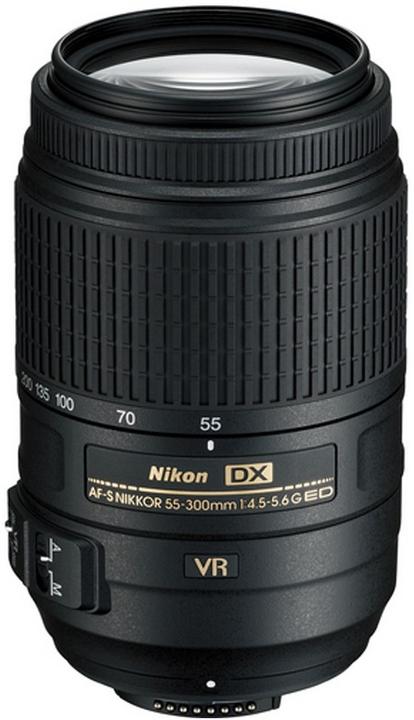 Nikon AF-S DX 55-300mm f/4.5-5.6G ED VR - Importazione diretta (Nikon F, APS-C / DX)