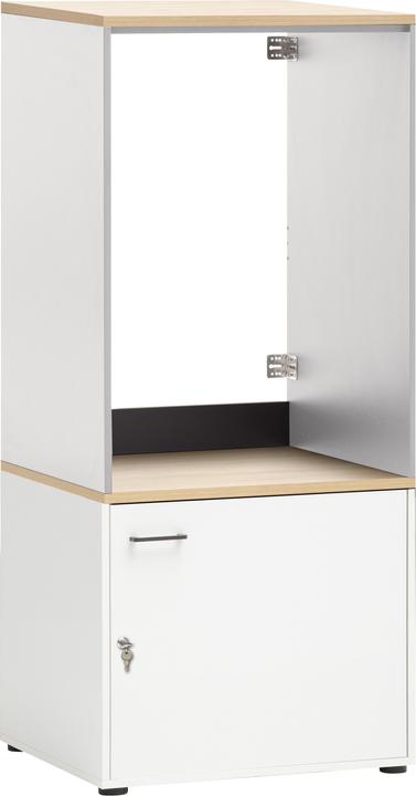Schildmeyer Solea Set Mehrzweckschrank und Waschmaschinenumbau mattweiss