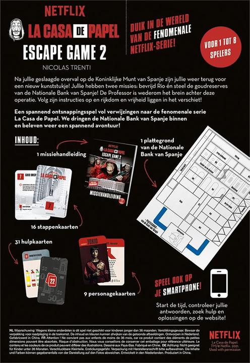Produktbild Jumbo La Casa de Papel - Escape game 2
