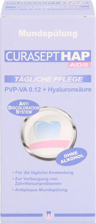 Immagine prodotto Curasept HAP012 PVP-VA 0,12 + Hyaluron Collutorio, 200 ml FLA (200 ml, Collutorio)