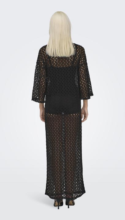 Produktbild Only Normal geschnitten V-Ausschnitt Kastige Ärmel Langes Kleid Kleid aus Spitze (XS)